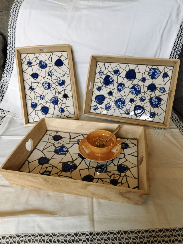 Plateaux Porcelaine 